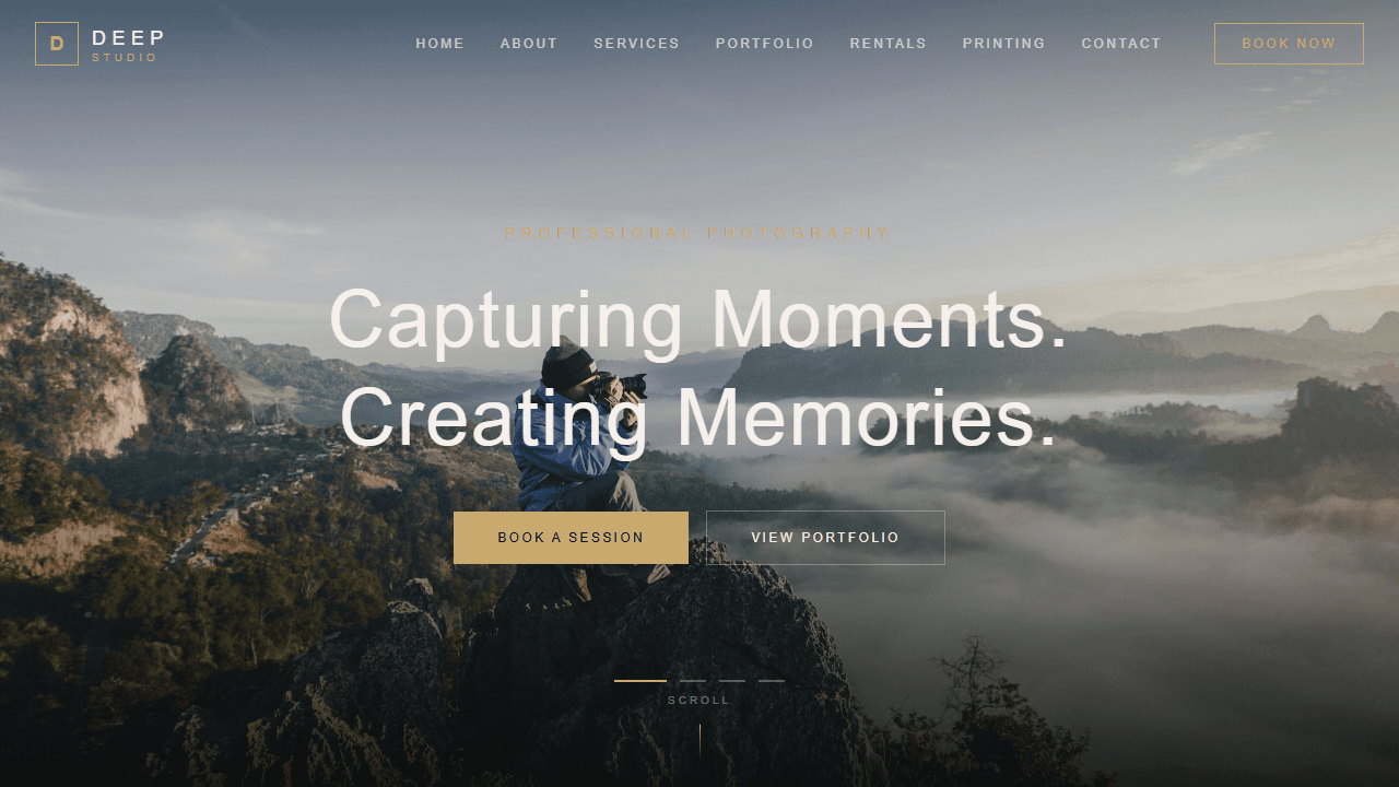deepstudio website preview